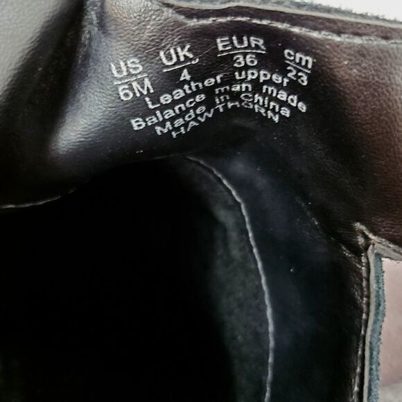 Carlos Hawthorne Leather Suede Ankle Boots - Picture 7 of 8